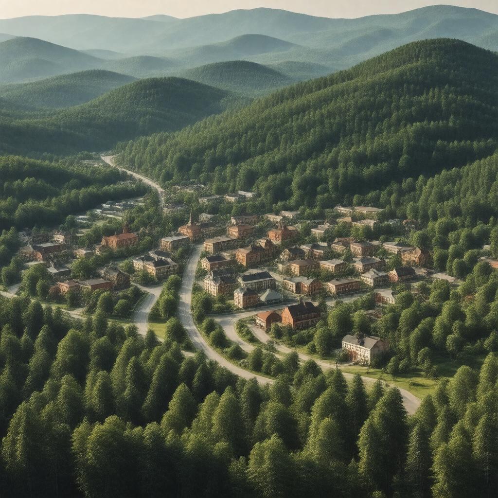 AI-created image of North Adams, Massachusetts