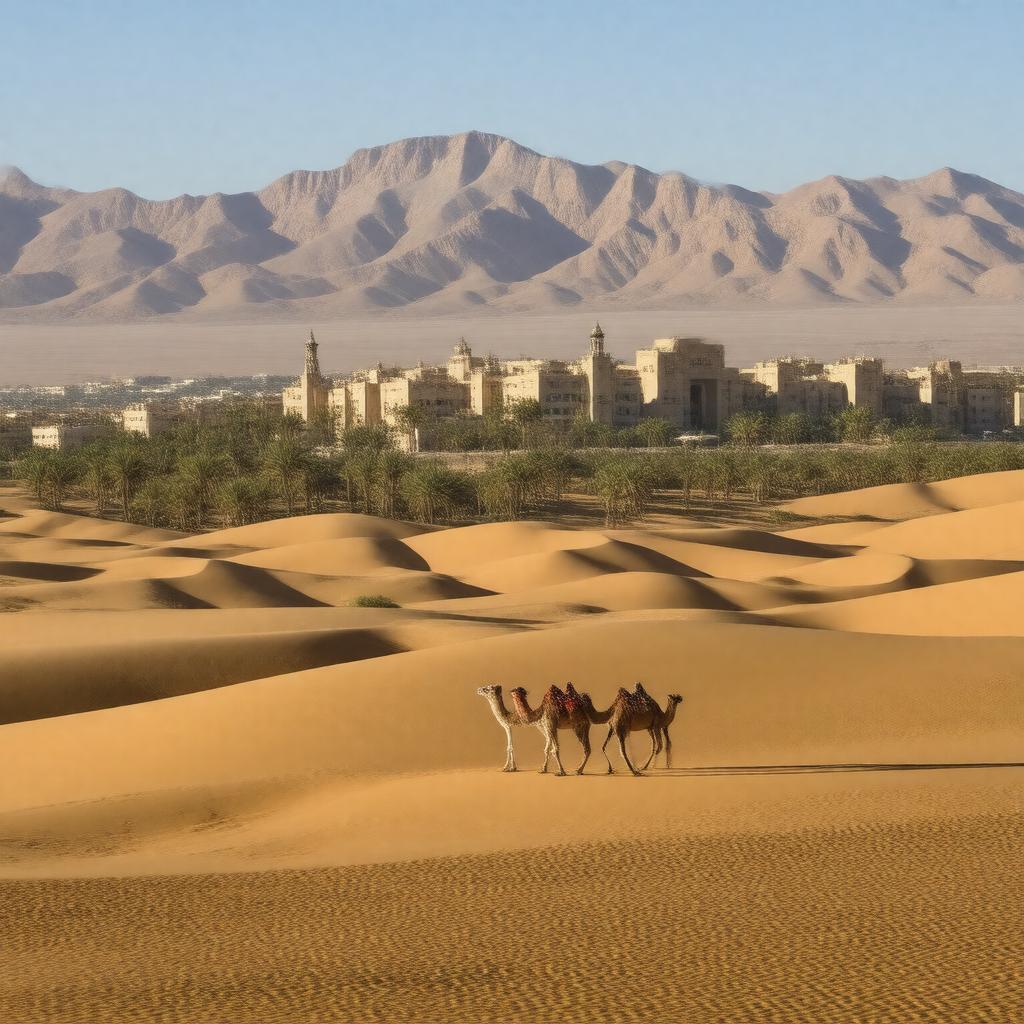 AI-created image of North Africa