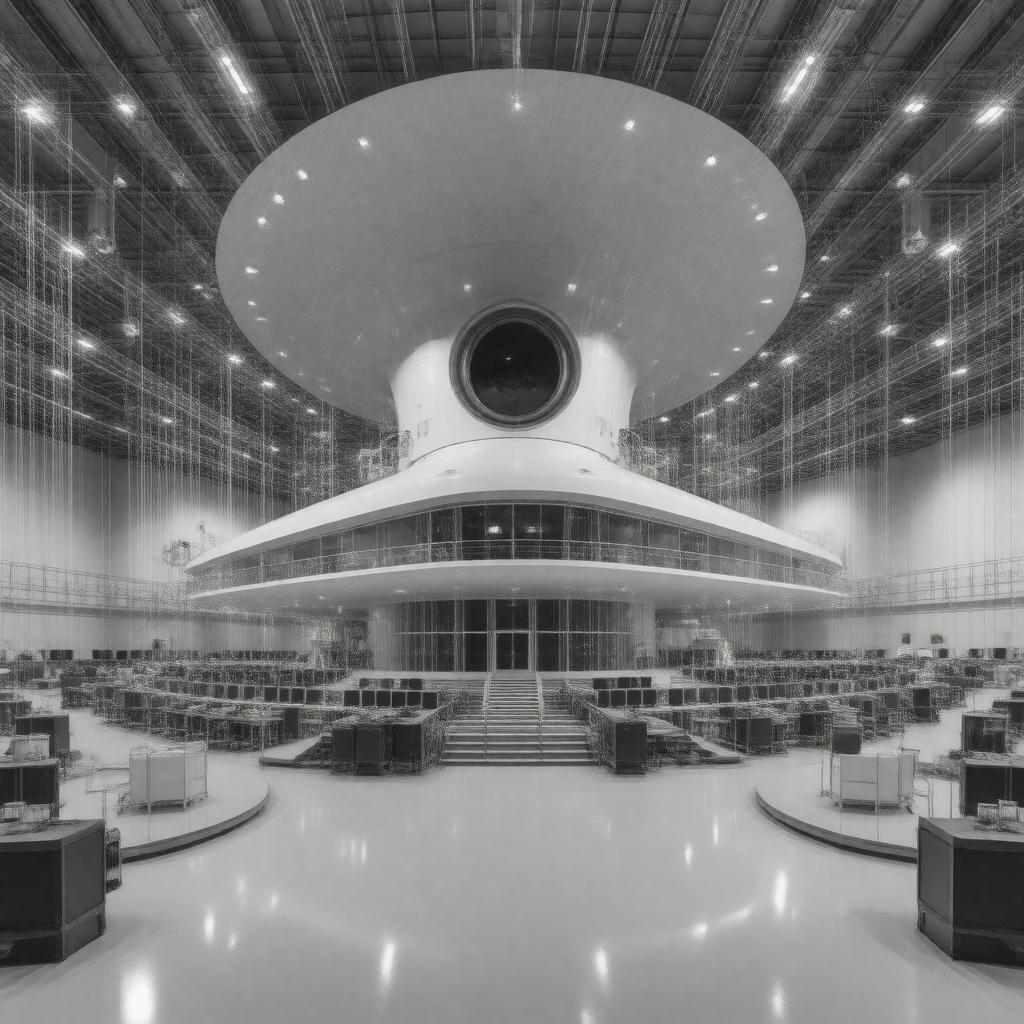 AI-created image of North American ALMA Science Center