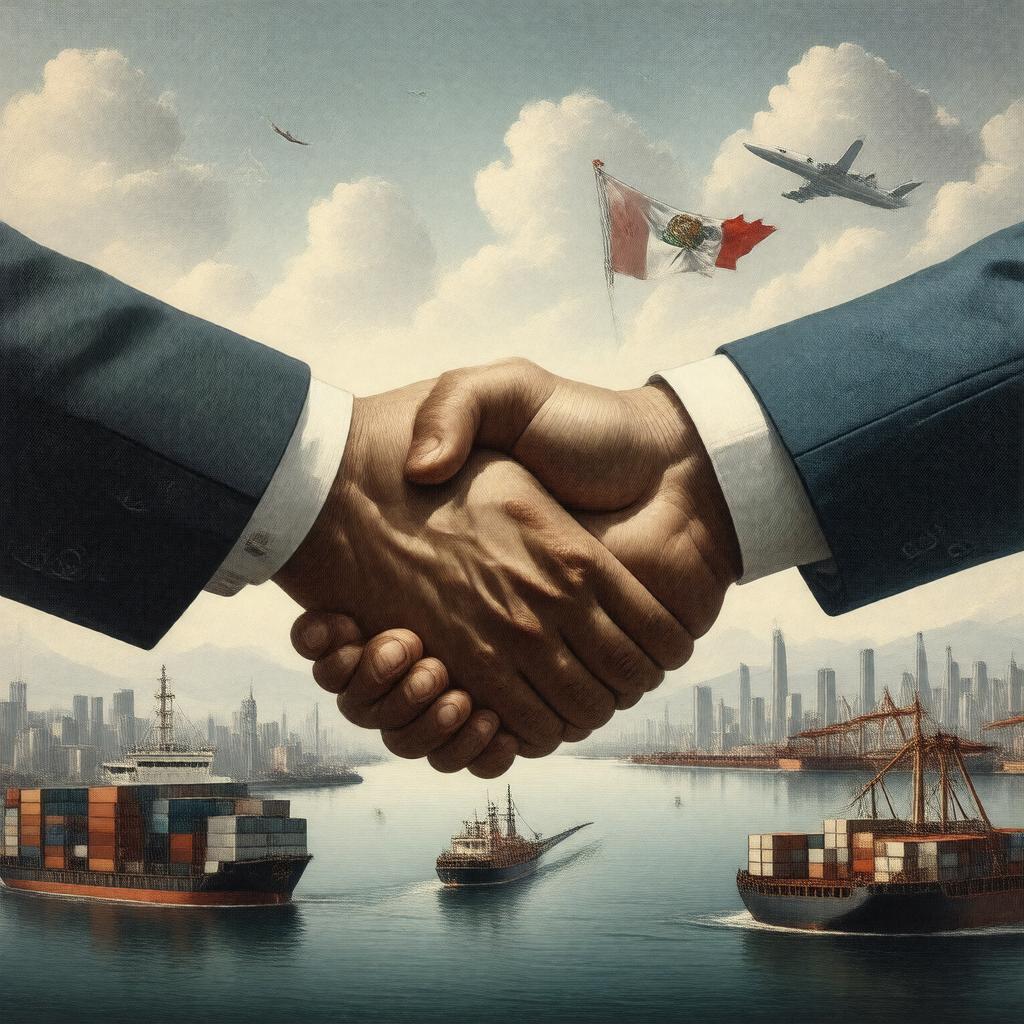 AI-created image of North American Free Trade Agreement