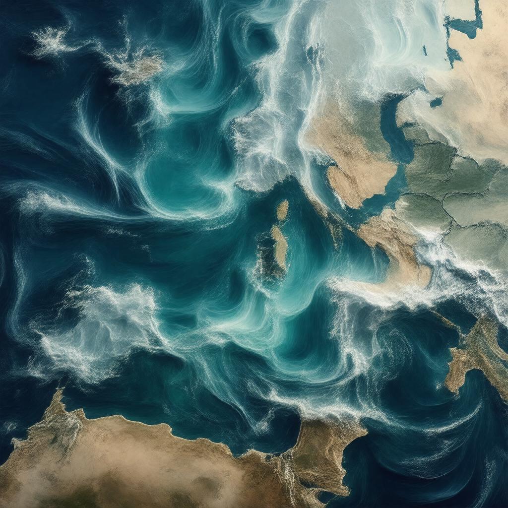AI-created image of North Atlantic Drift