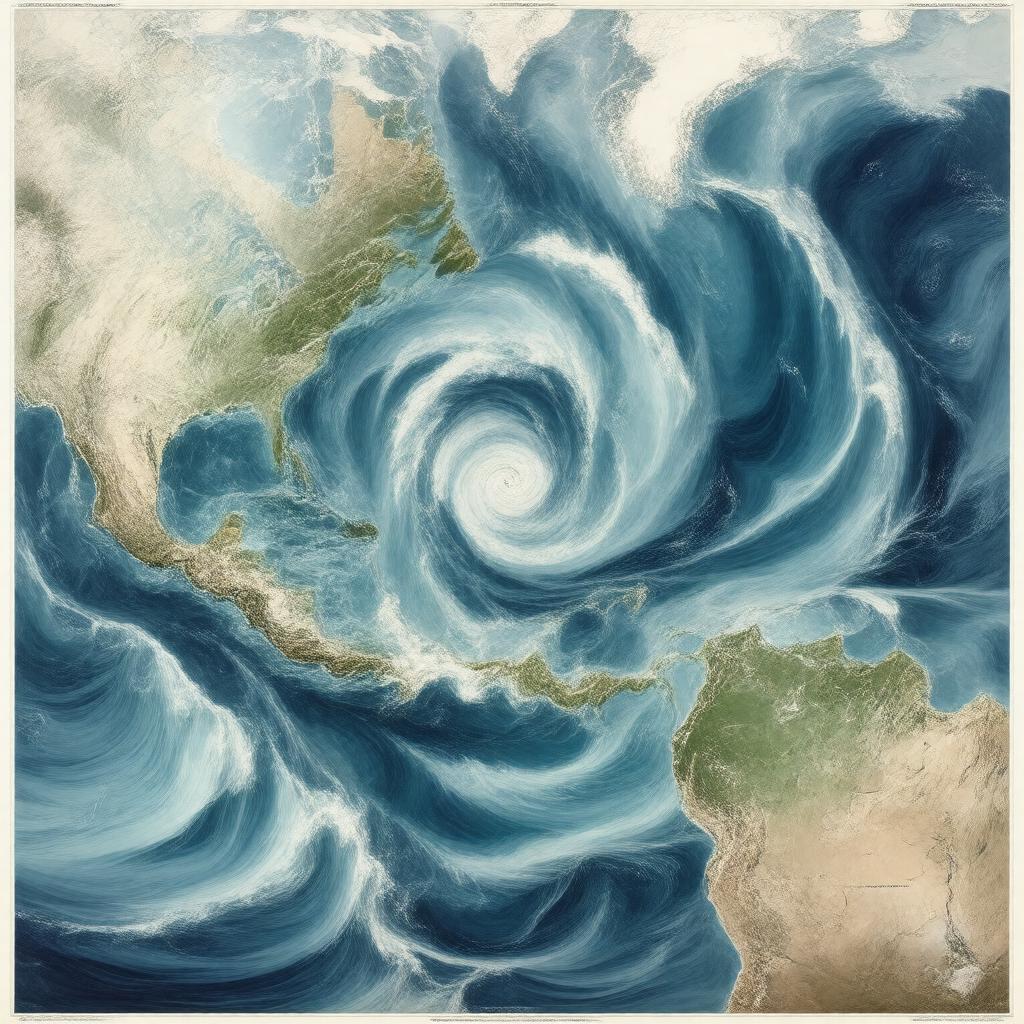 Click to view larger image AI-created image of North Atlantic subtropical gyre