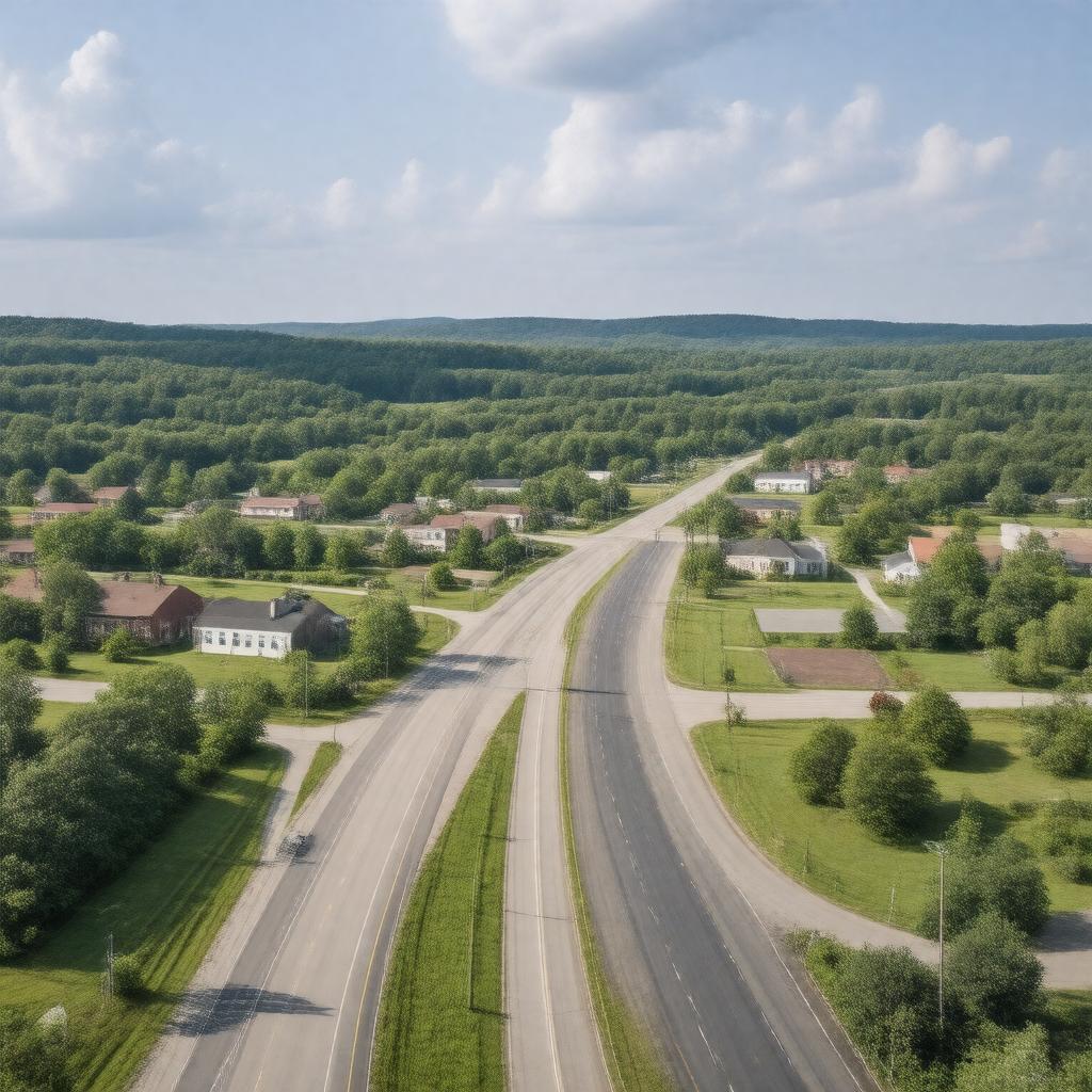 AI-created image of North Baltimore