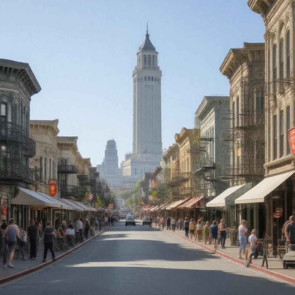 AI-created image of North Beach