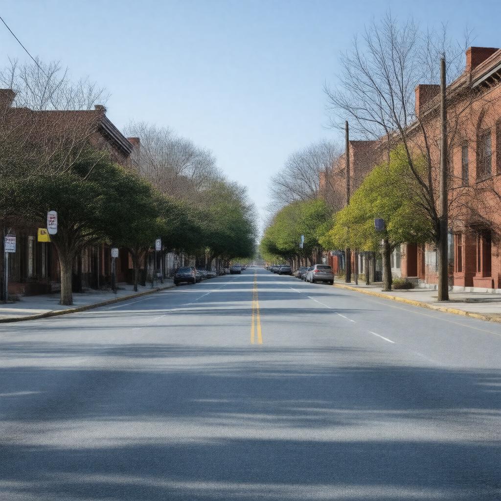 AI-created image of North Beacon Street