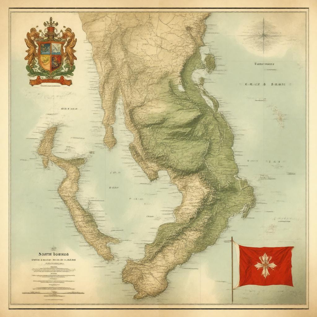 AI-created image of North Borneo
