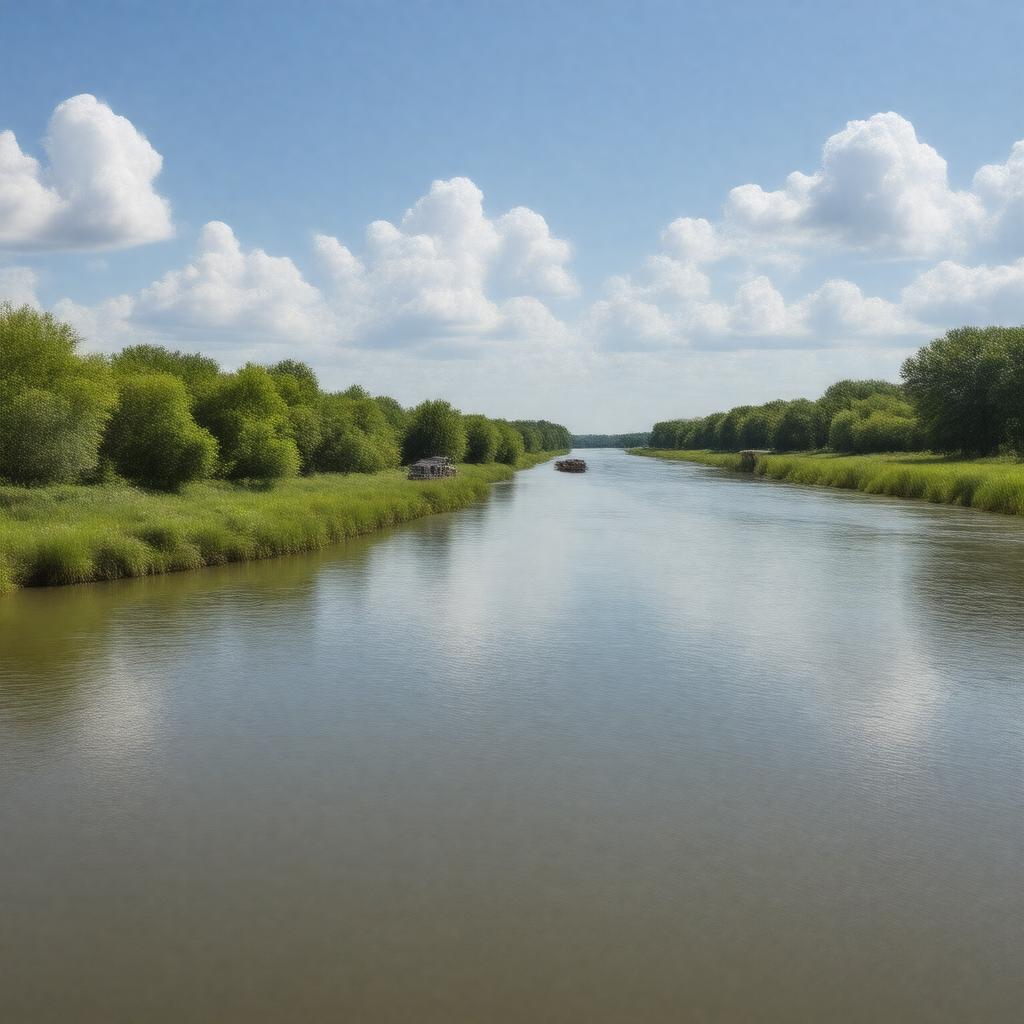 AI-created image of North Canadian River