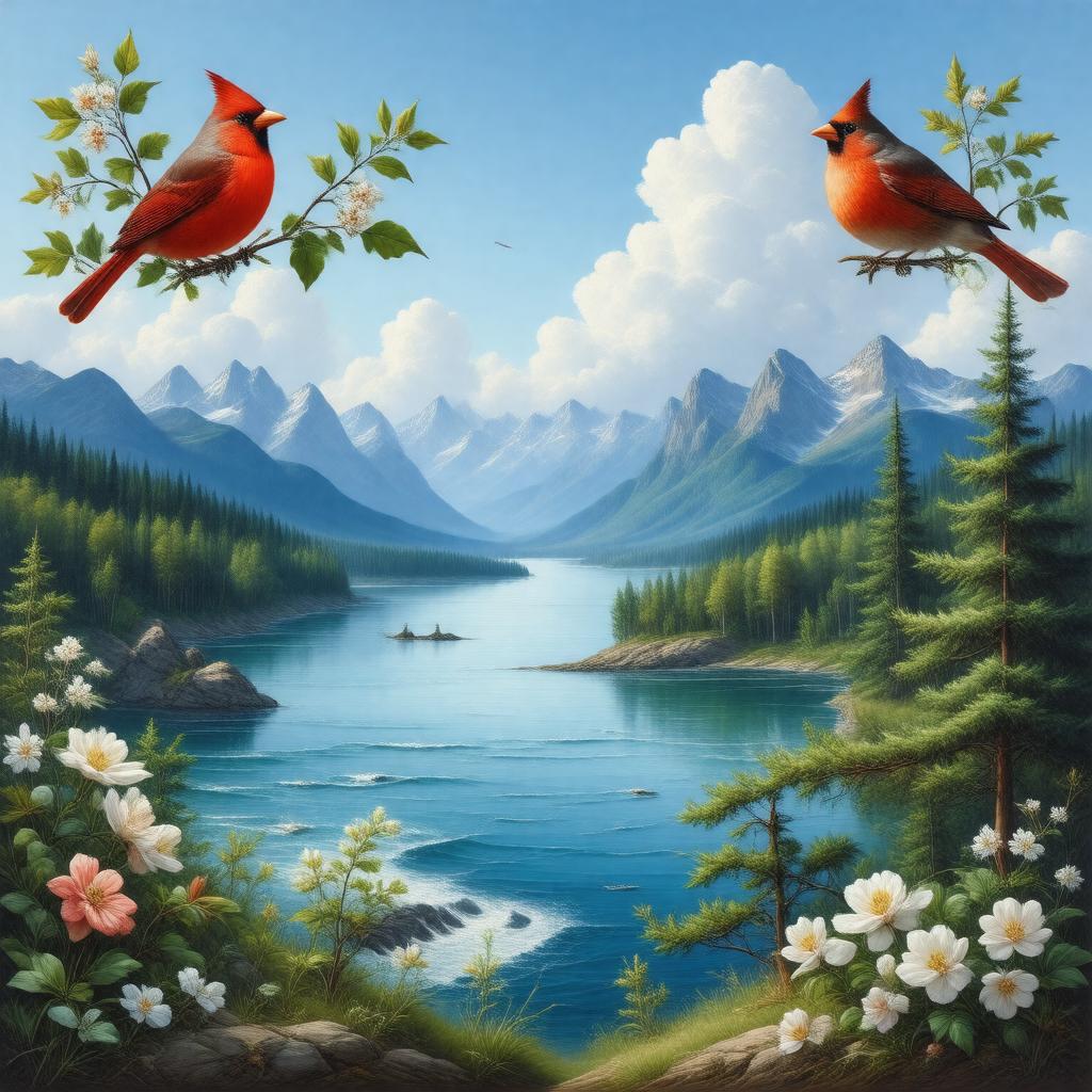 AI-created image of North Carolina