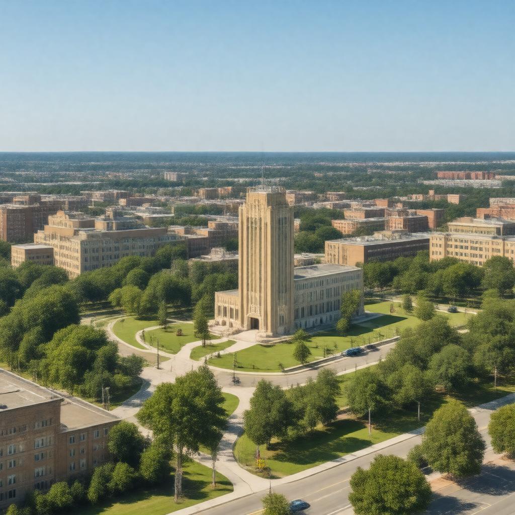 AI-created image of North Carolina A&T State University