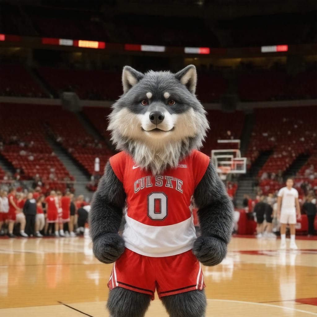 AI-created image of North Carolina State Wolfpack