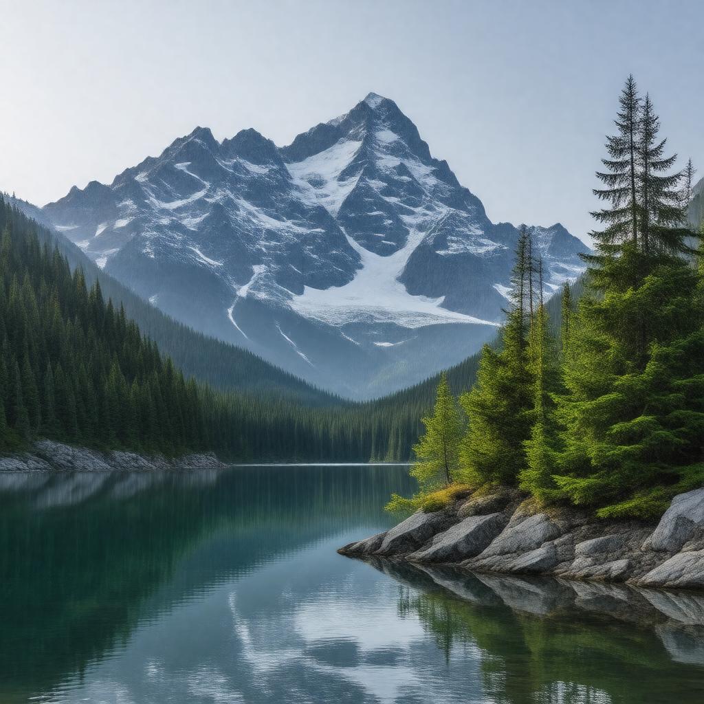 AI-created image of North Cascades National Park