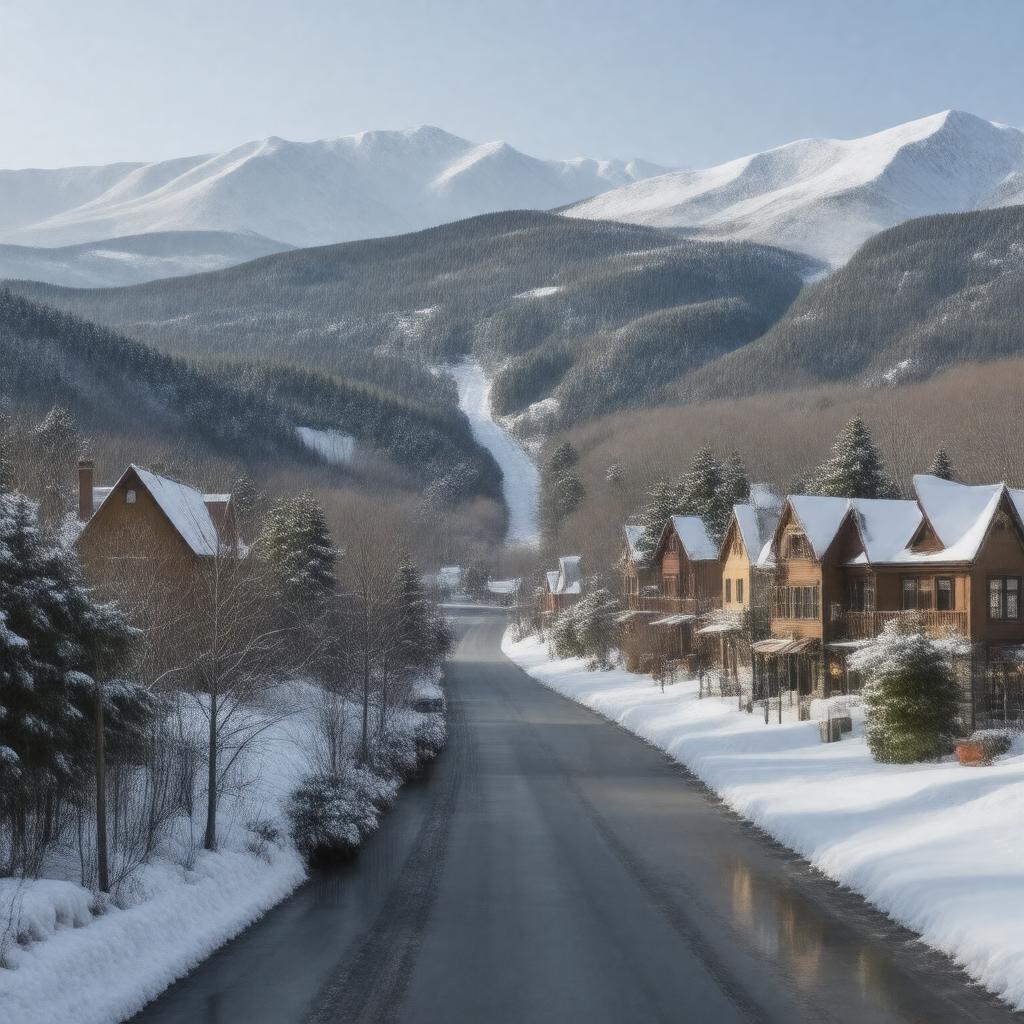 AI-created image of North Conway