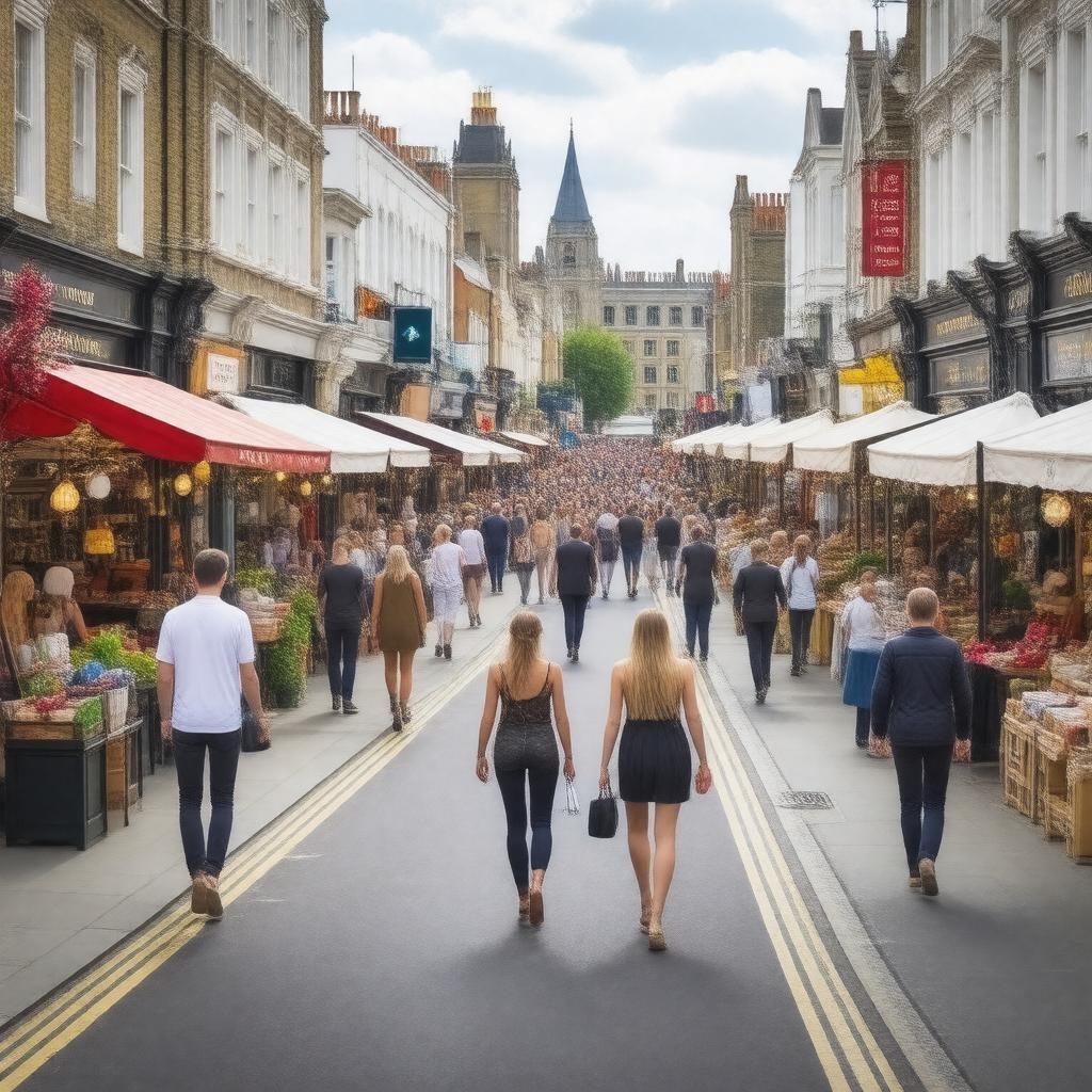 AI-created image of North End Road