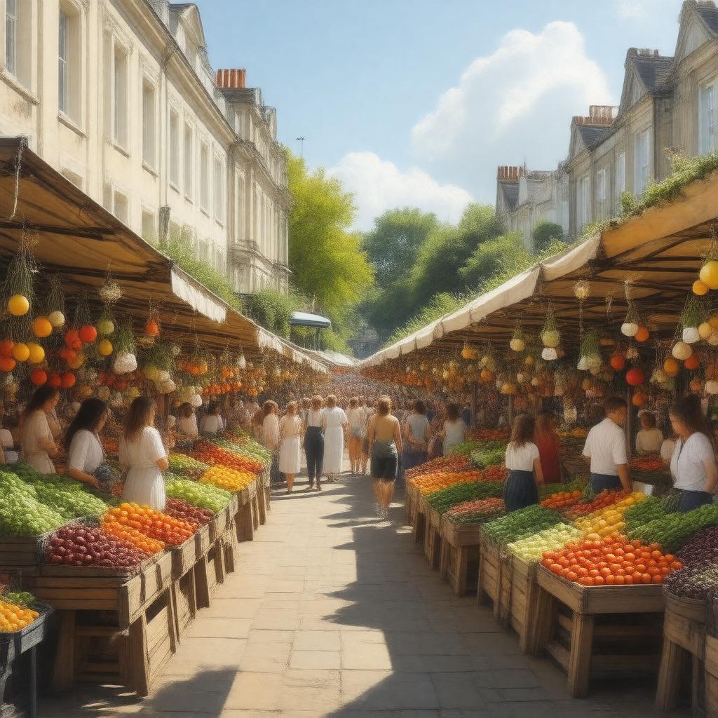 AI-created image of North End Road Market
