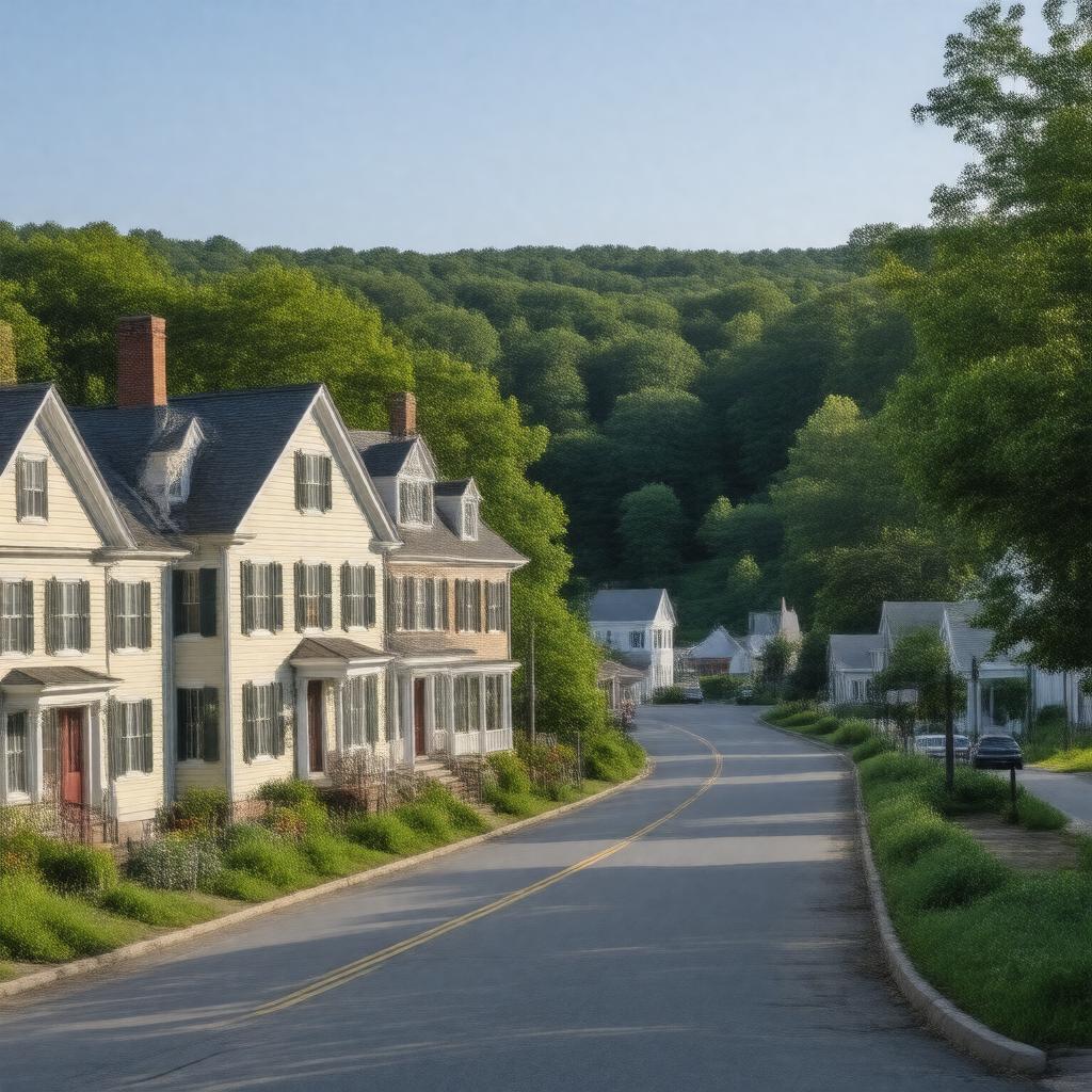 AI-created image of North Grafton, Massachusetts