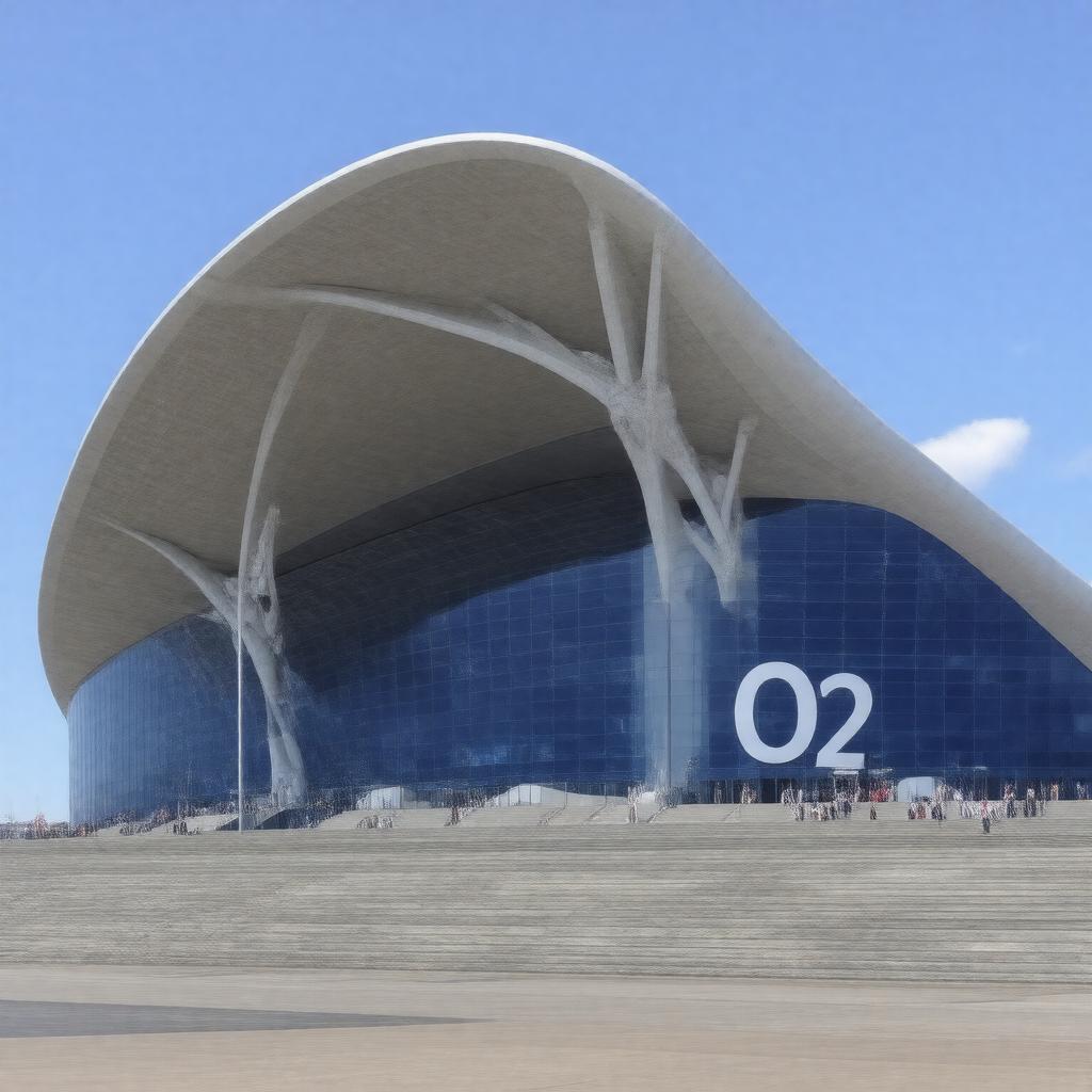 AI-created image of North Greenwich Arena