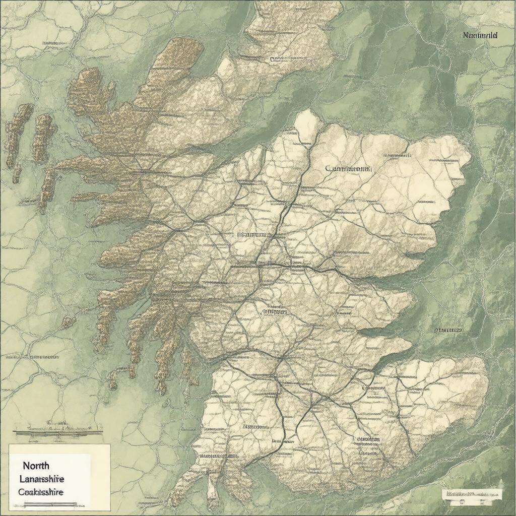 AI-created image of North Lanarkshire