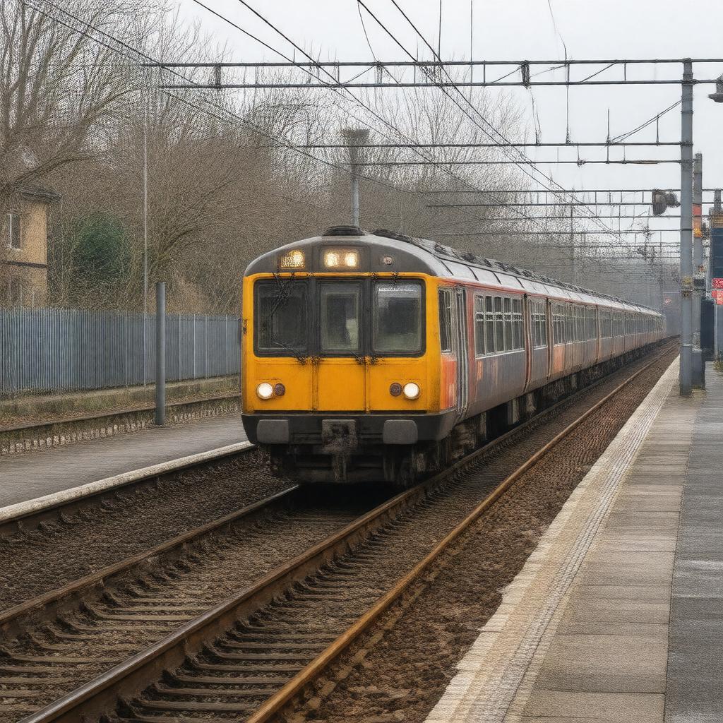 AI-created image of North London line