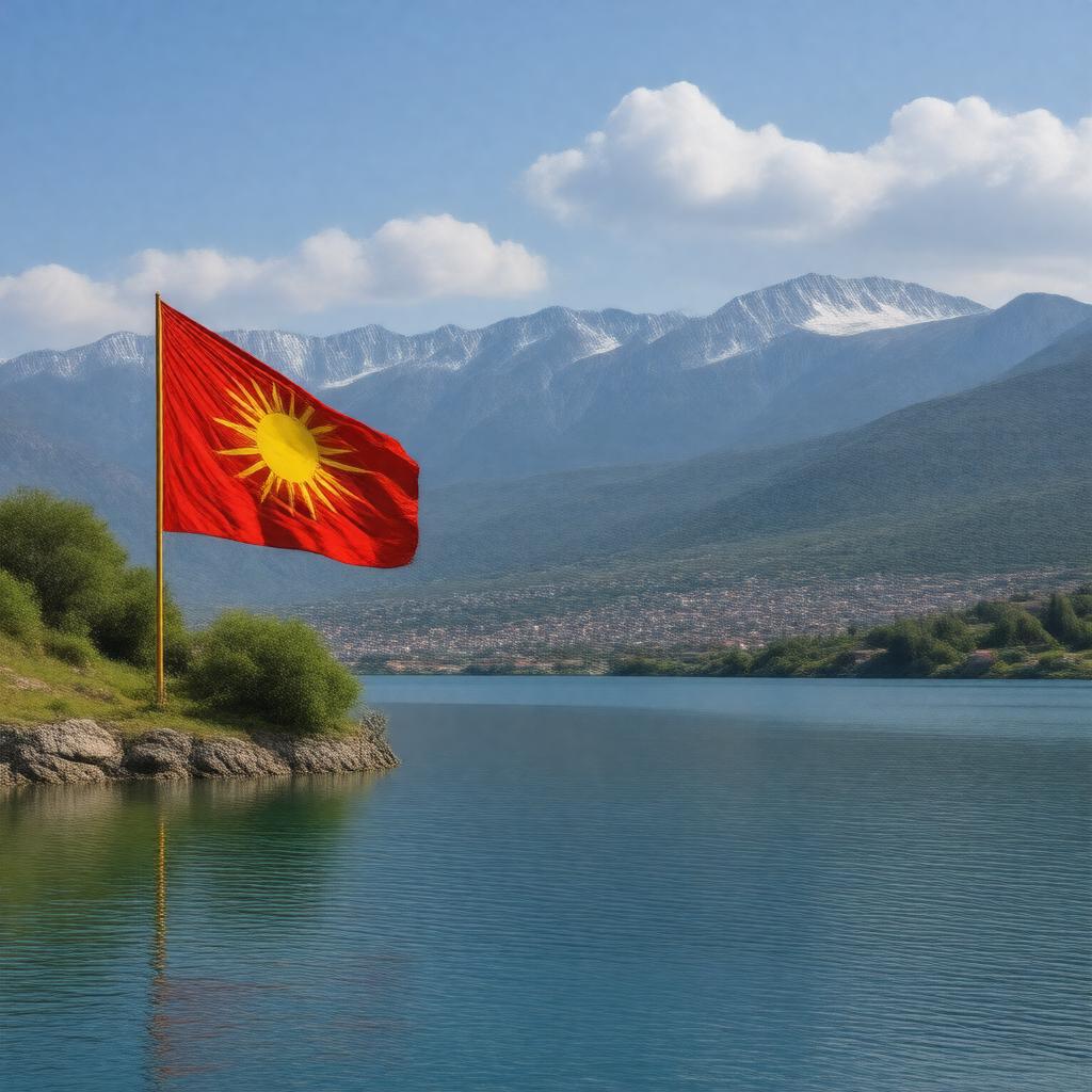 AI-created image of North Macedonia