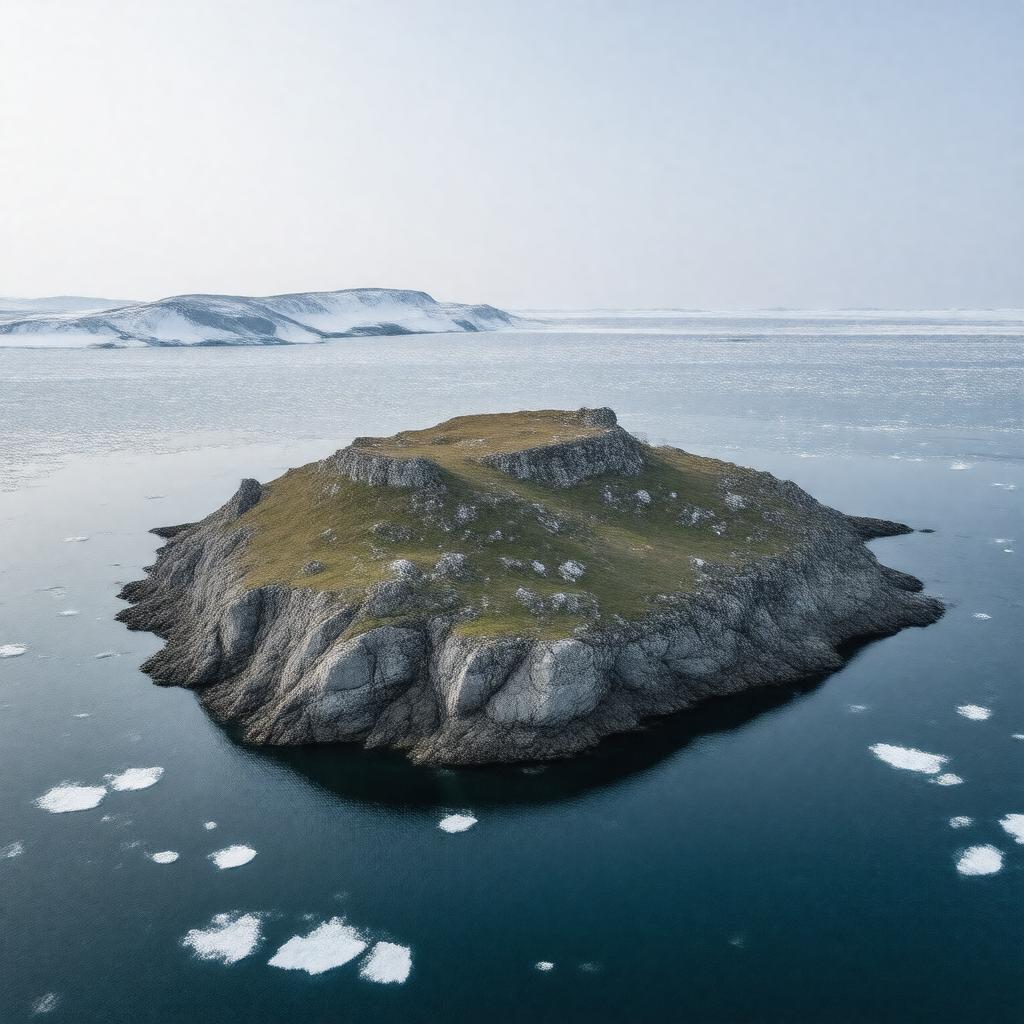 AI-created image of North Marble Island