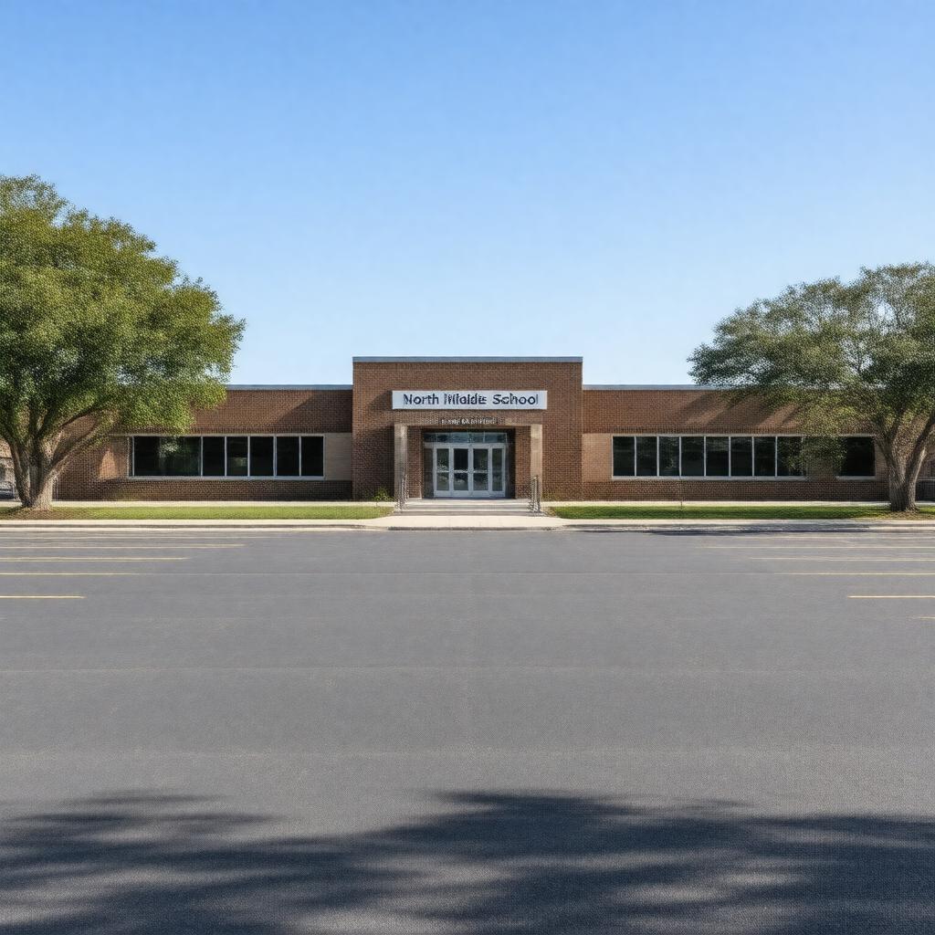 AI-created image of North Middle School