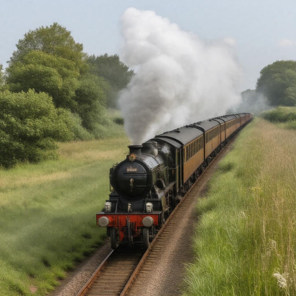 AI-created image of North Norfolk Railway