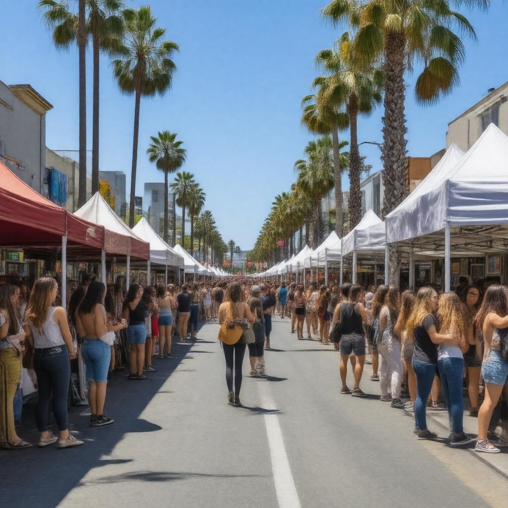 AI-created image of North Park Festival of Arts