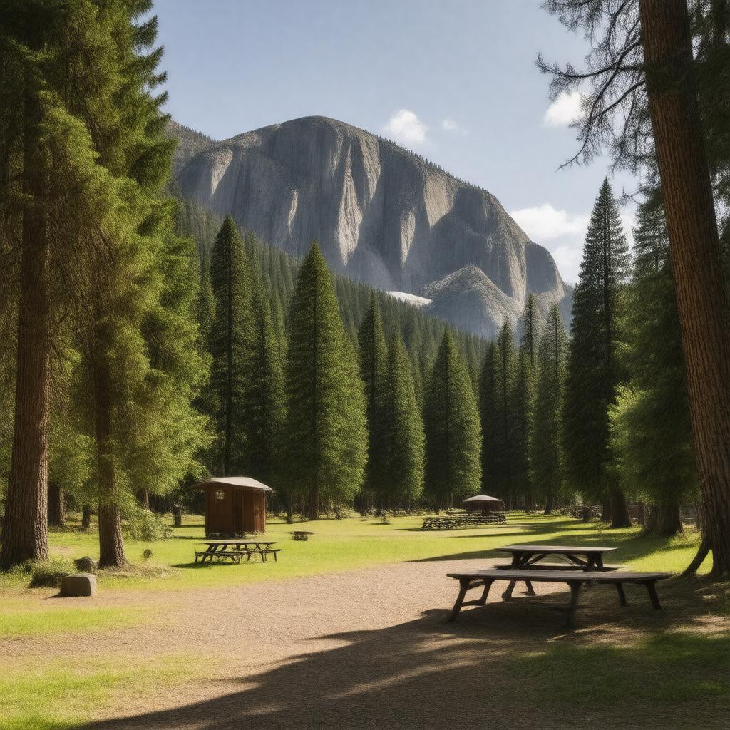 AI-created image of North Pines Campground