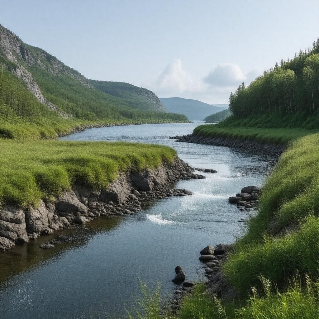 AI-created image of North River (Newfoundland and Labrador)