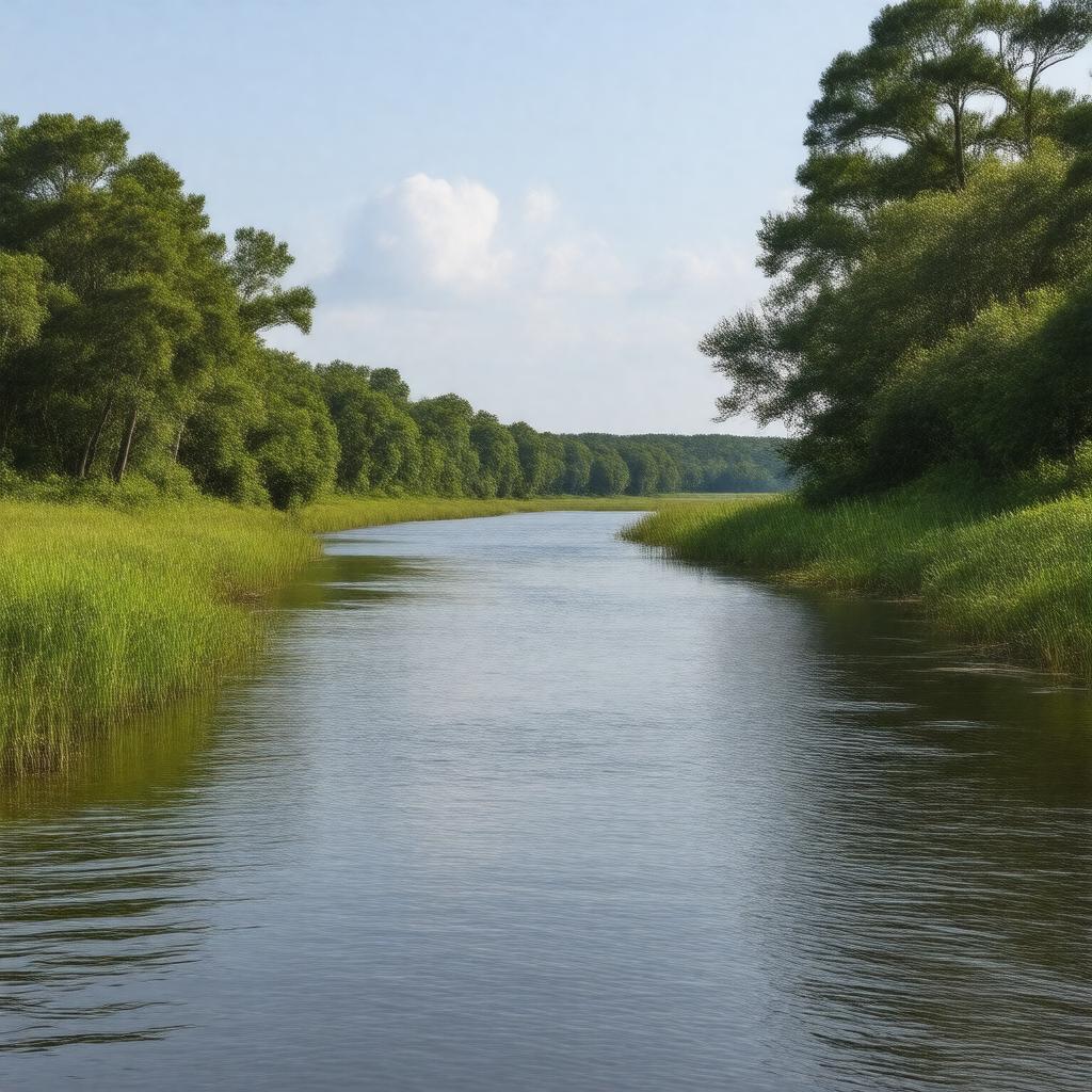 AI-created image of North River (North Carolina)