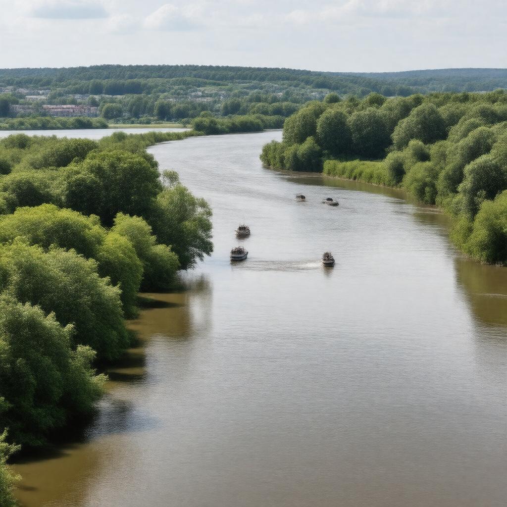 AI-created image of North River (Prince Edward Island)