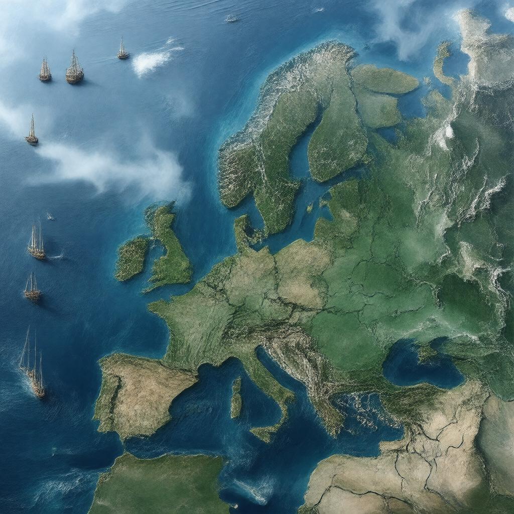 AI-created image of North Sea