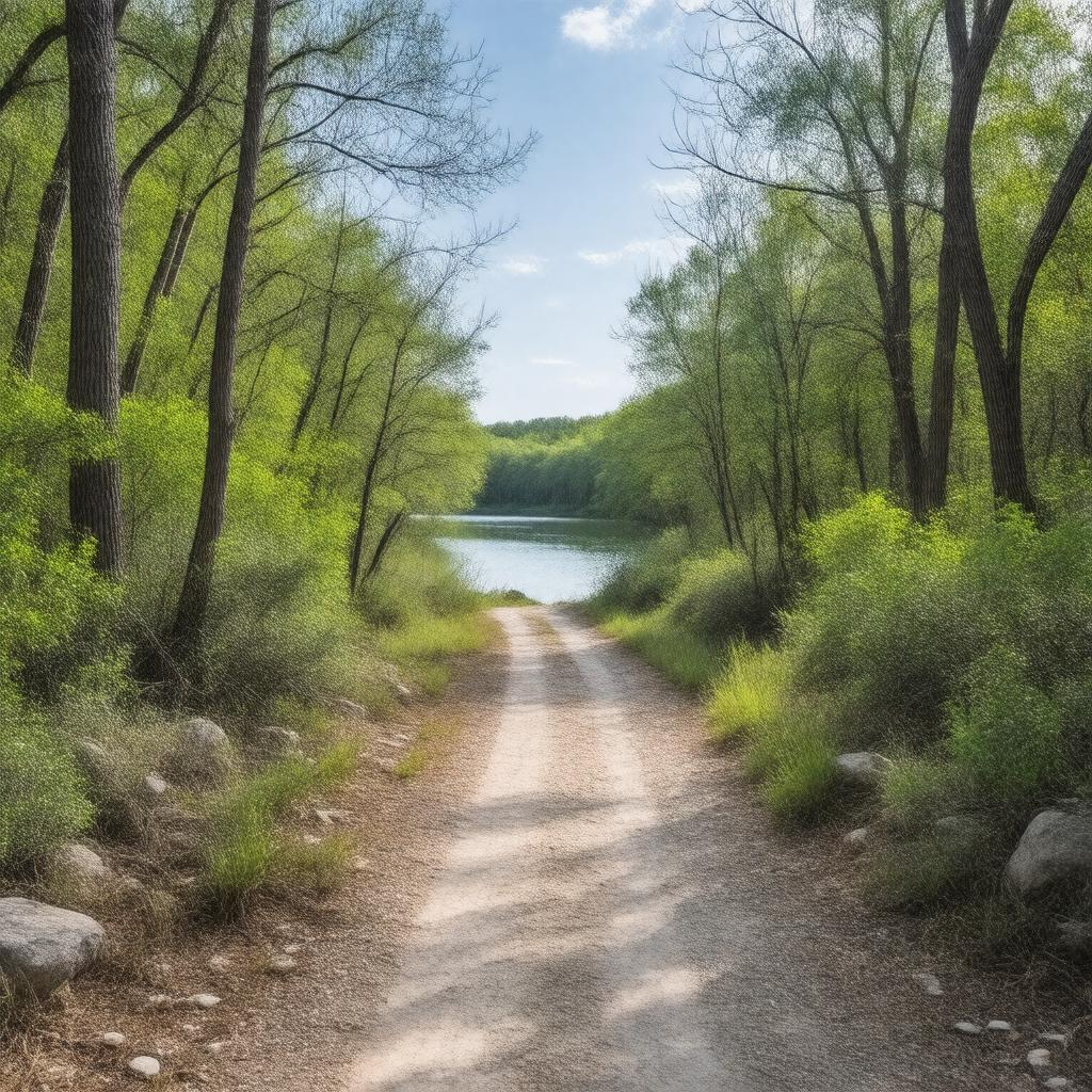 AI-created image of North Shore Trail