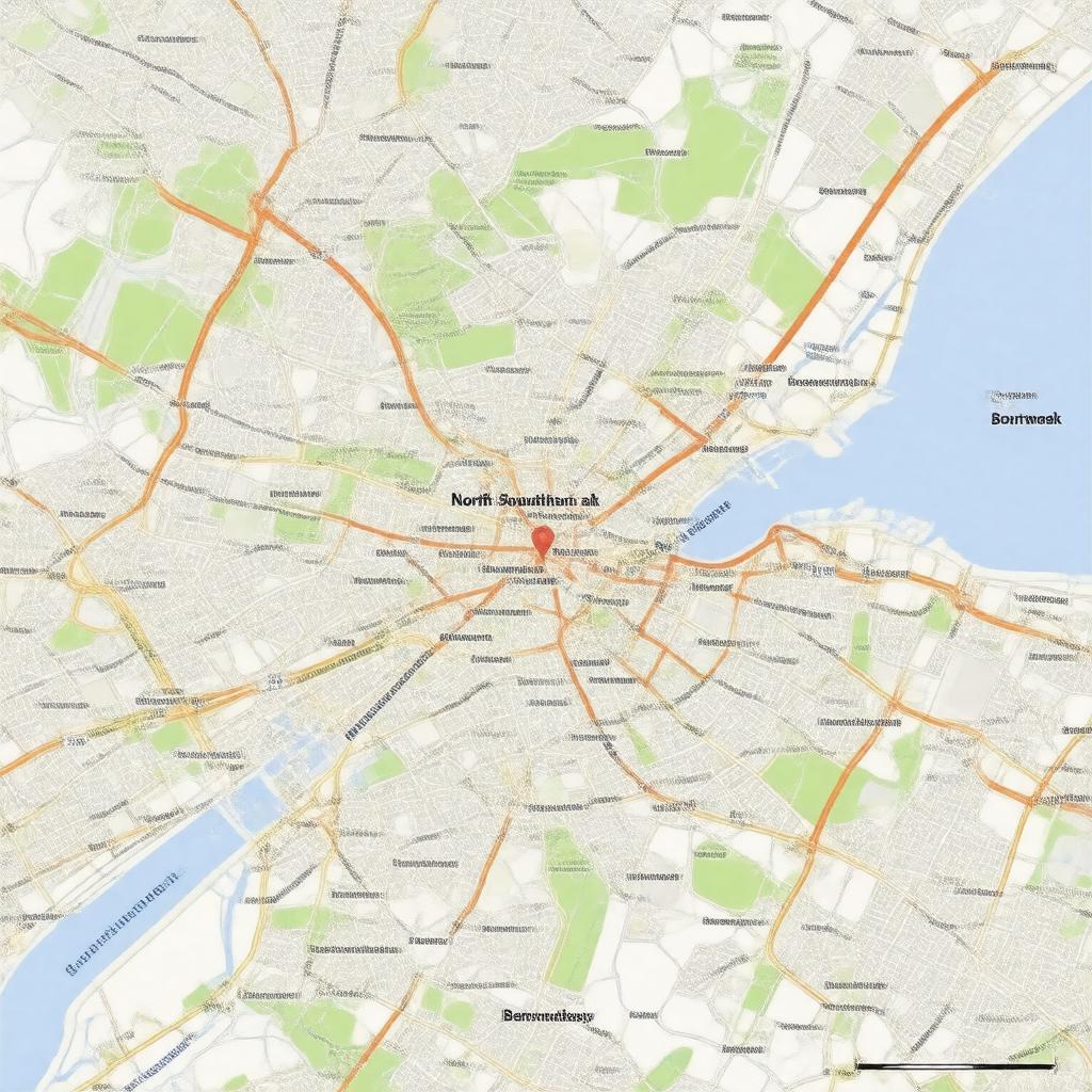 AI-created image of North Southwark and Bermondsey