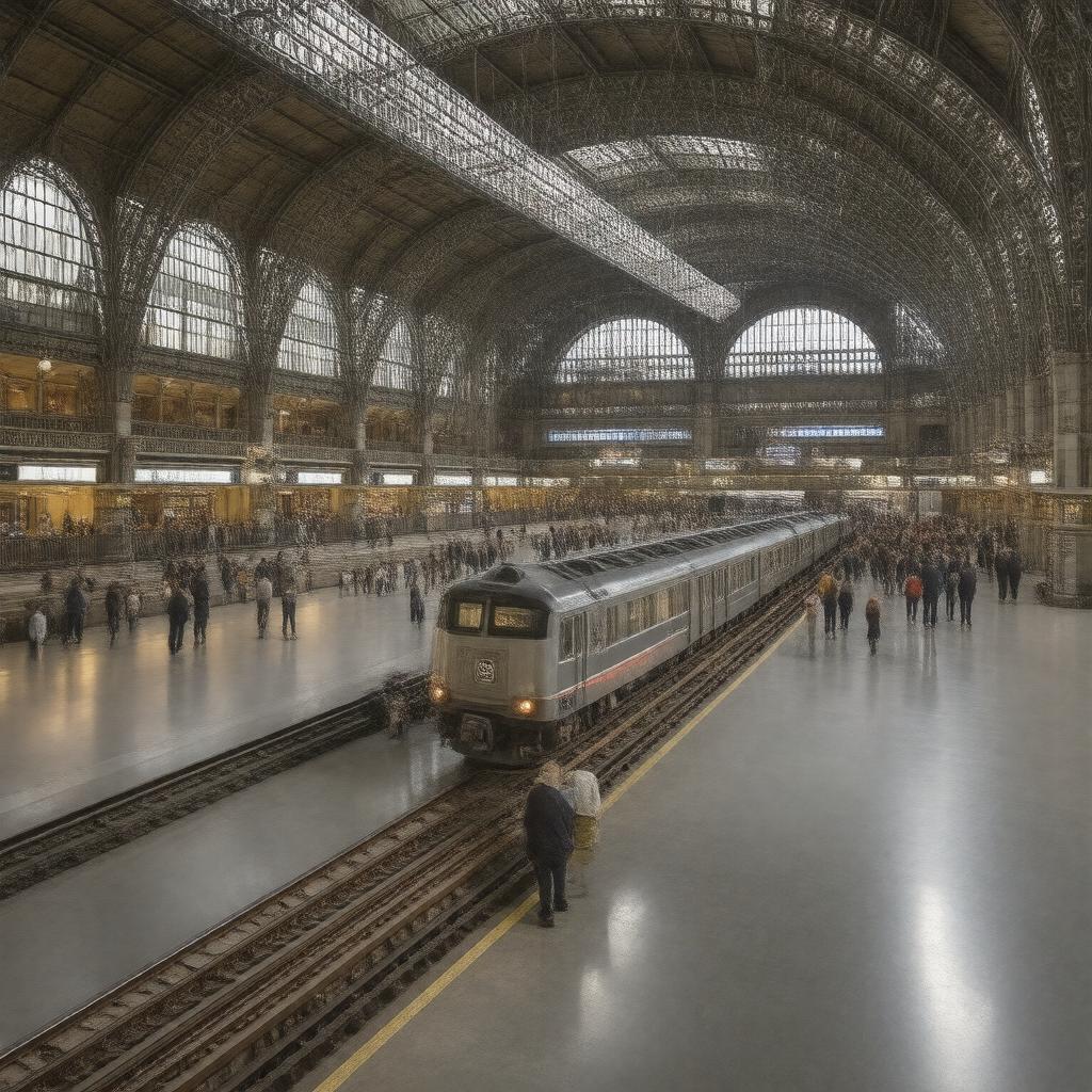 AI-created image of North Station