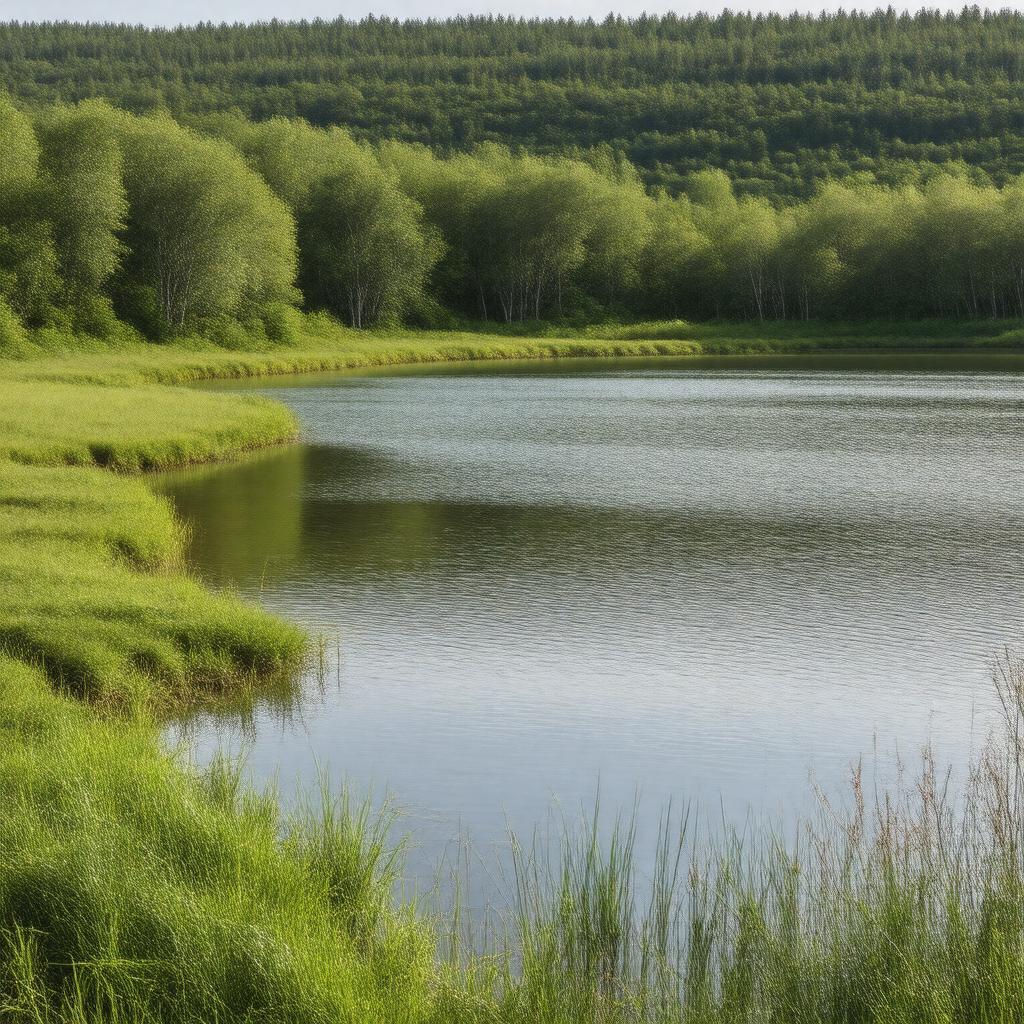 AI-created image of North Temperate Lakes LTER