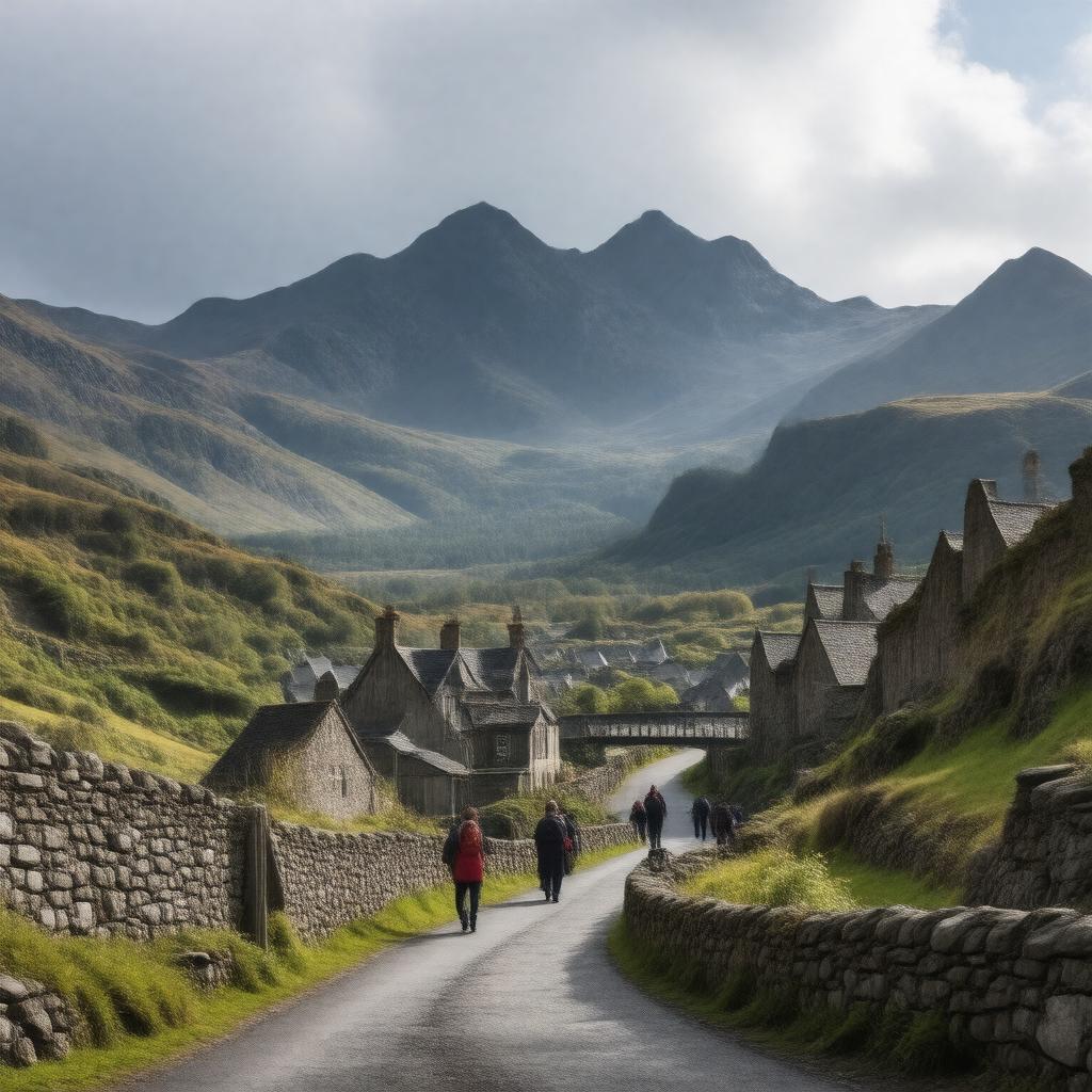 AI-created image of North Wales