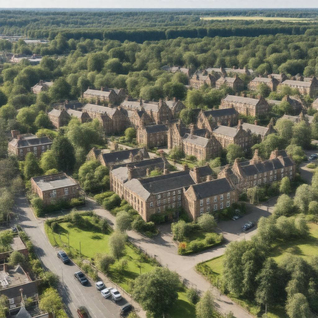 AI-created image of North Warwickshire and South Leicestershire College