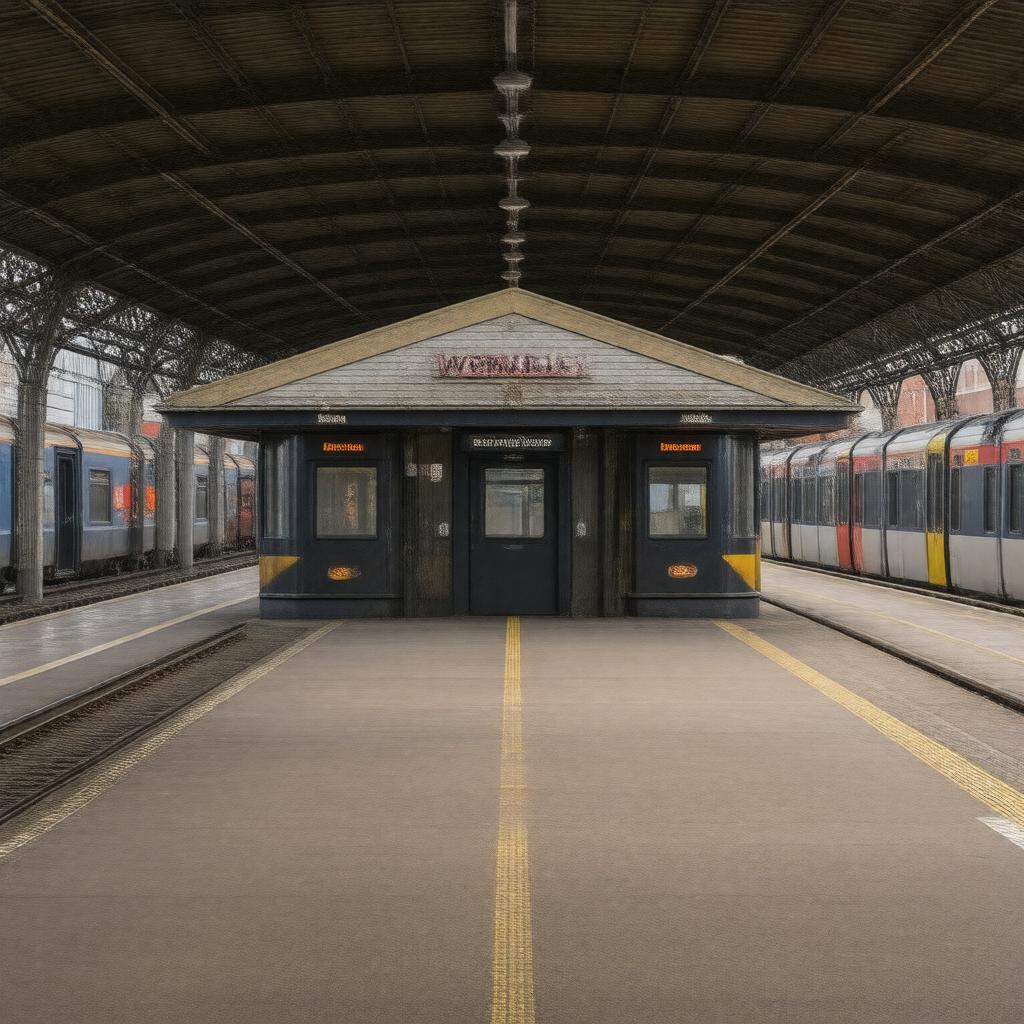AI-created image of North Wembley station