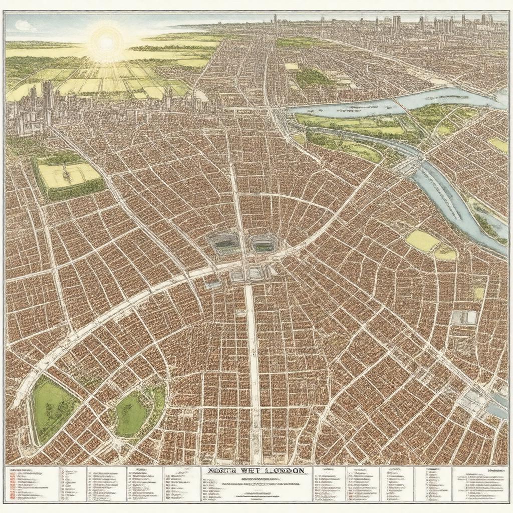 AI-created image of North West London