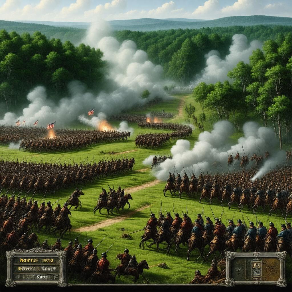 AI-created image of North & South