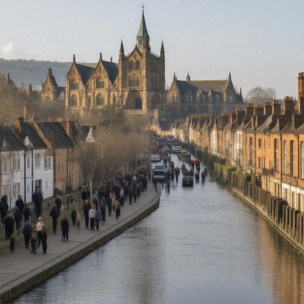 AI-created image of Northampton