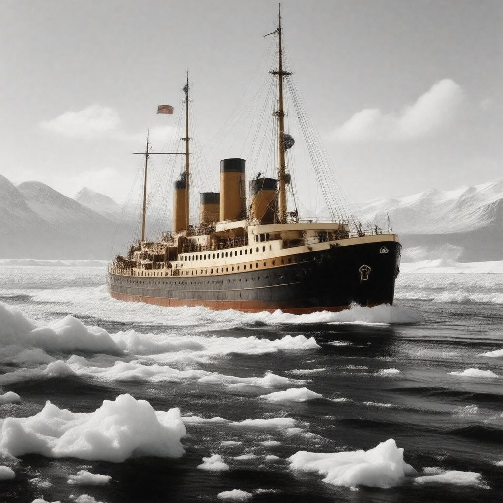 AI-created image of Northeast Passage Expedition (1918–1920)