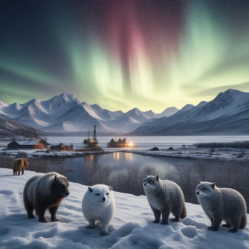 Click to view larger image AI-created image of Northern Alaska