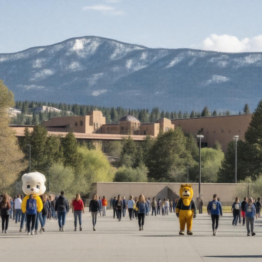 AI-created image of Northern Arizona University