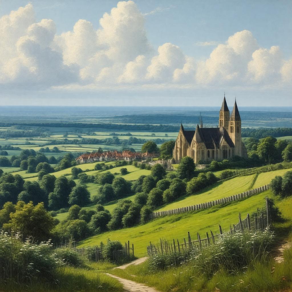 AI-created image of Northern France