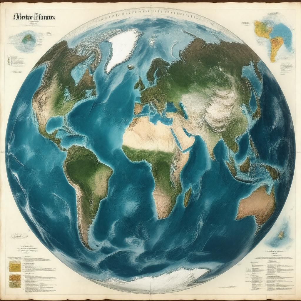 AI-created image of Northern Hemisphere