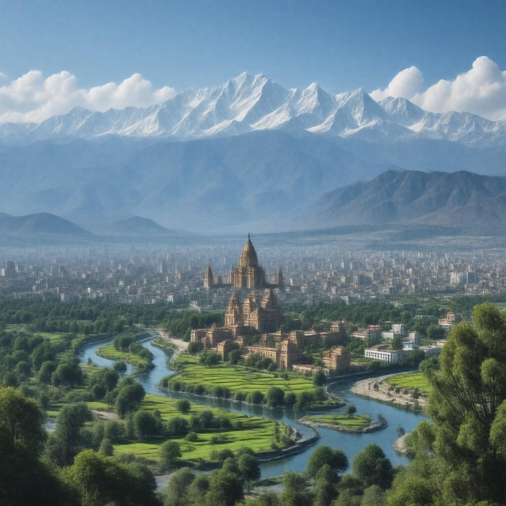 AI-created image of Northern India