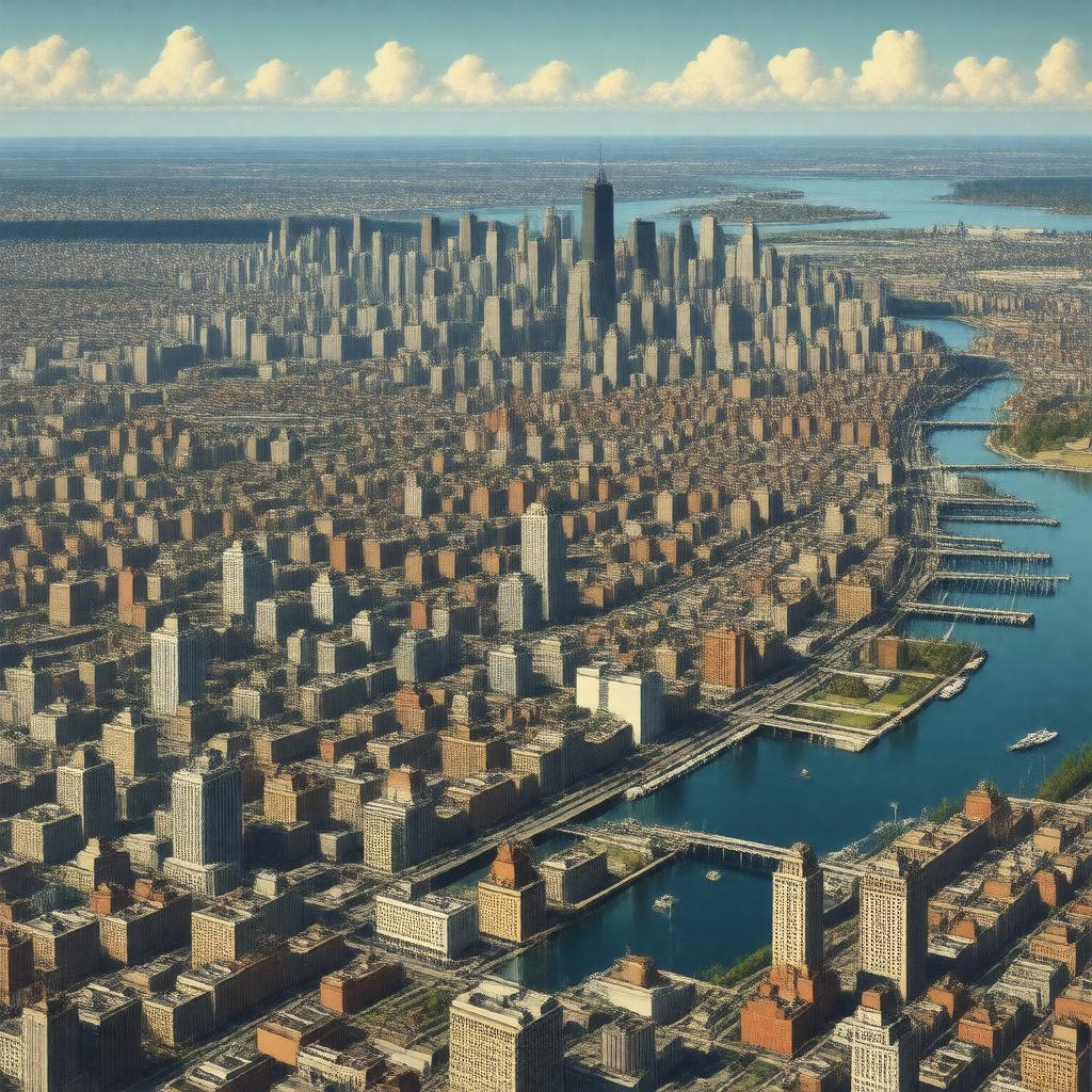 AI-created image of Northern New Jersey