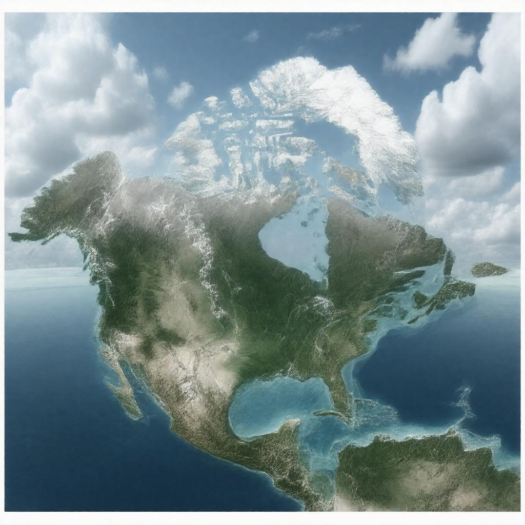 AI-created image of Northern North America